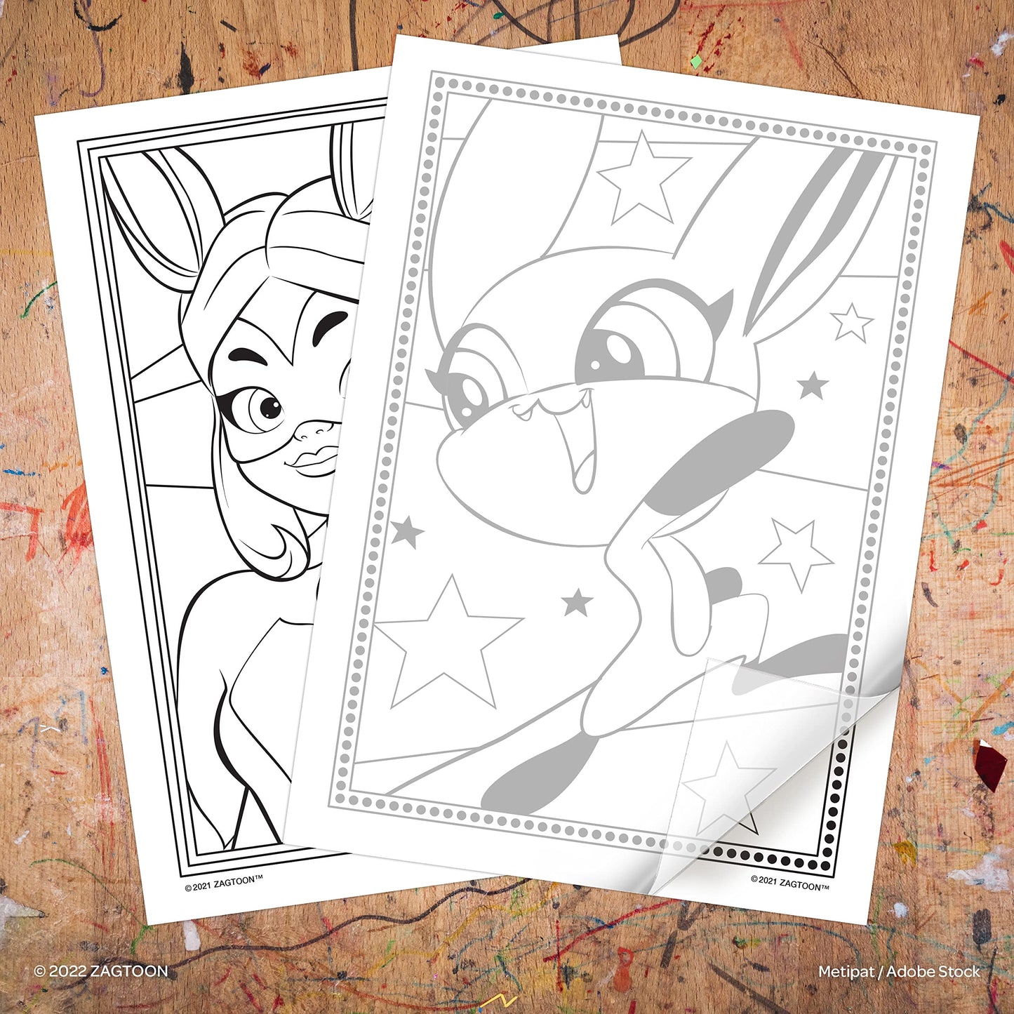Bendon Miraculous Color & Trace Coloring Book – 48 Pages, 30+ Stickers, Tracing Sheets (Licensed) 52562