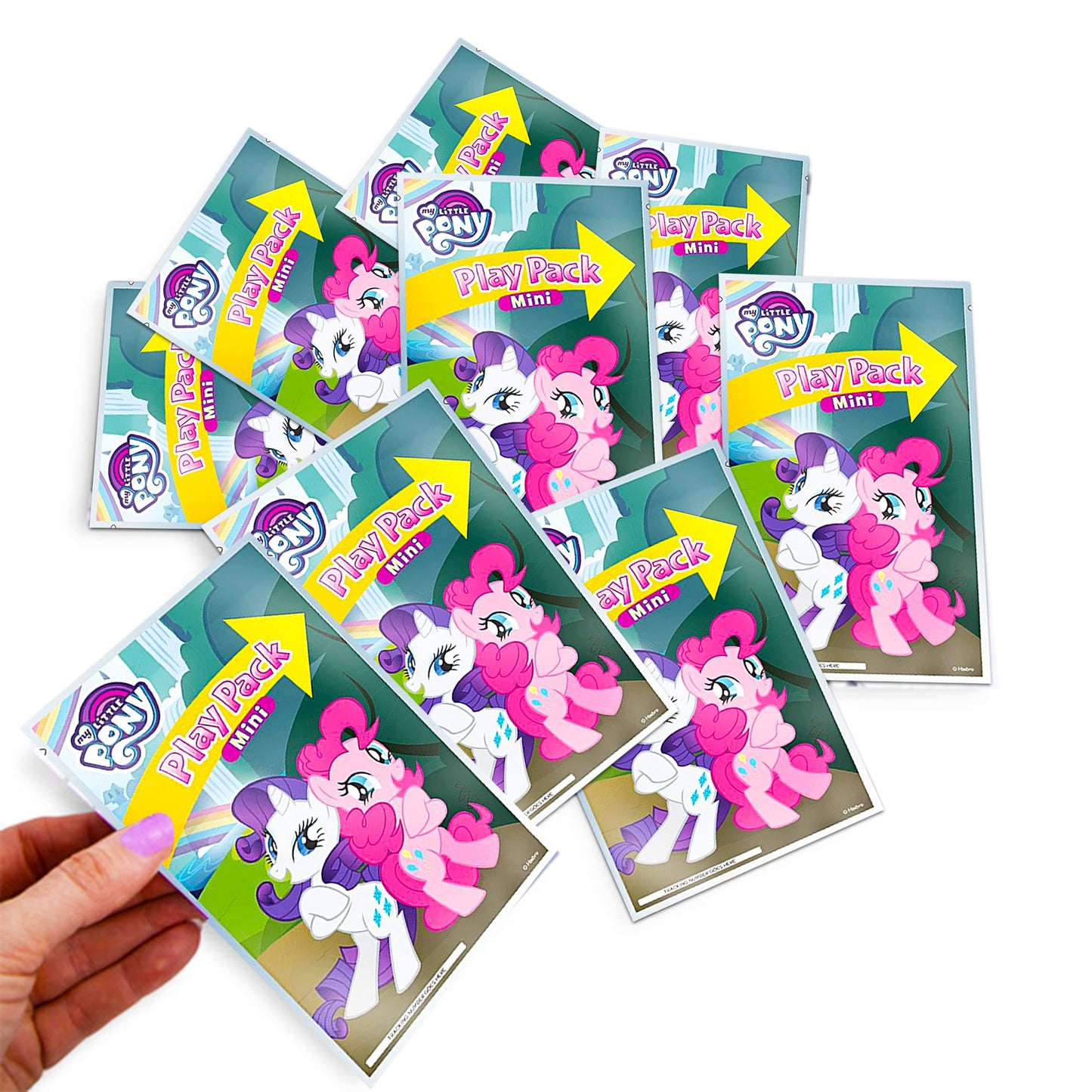 Bendon Publishing My Little Pony Classroom Prize Pack – 10 Mini Play Packs with Stickers, Coloring Books, Crayons & Tattoos