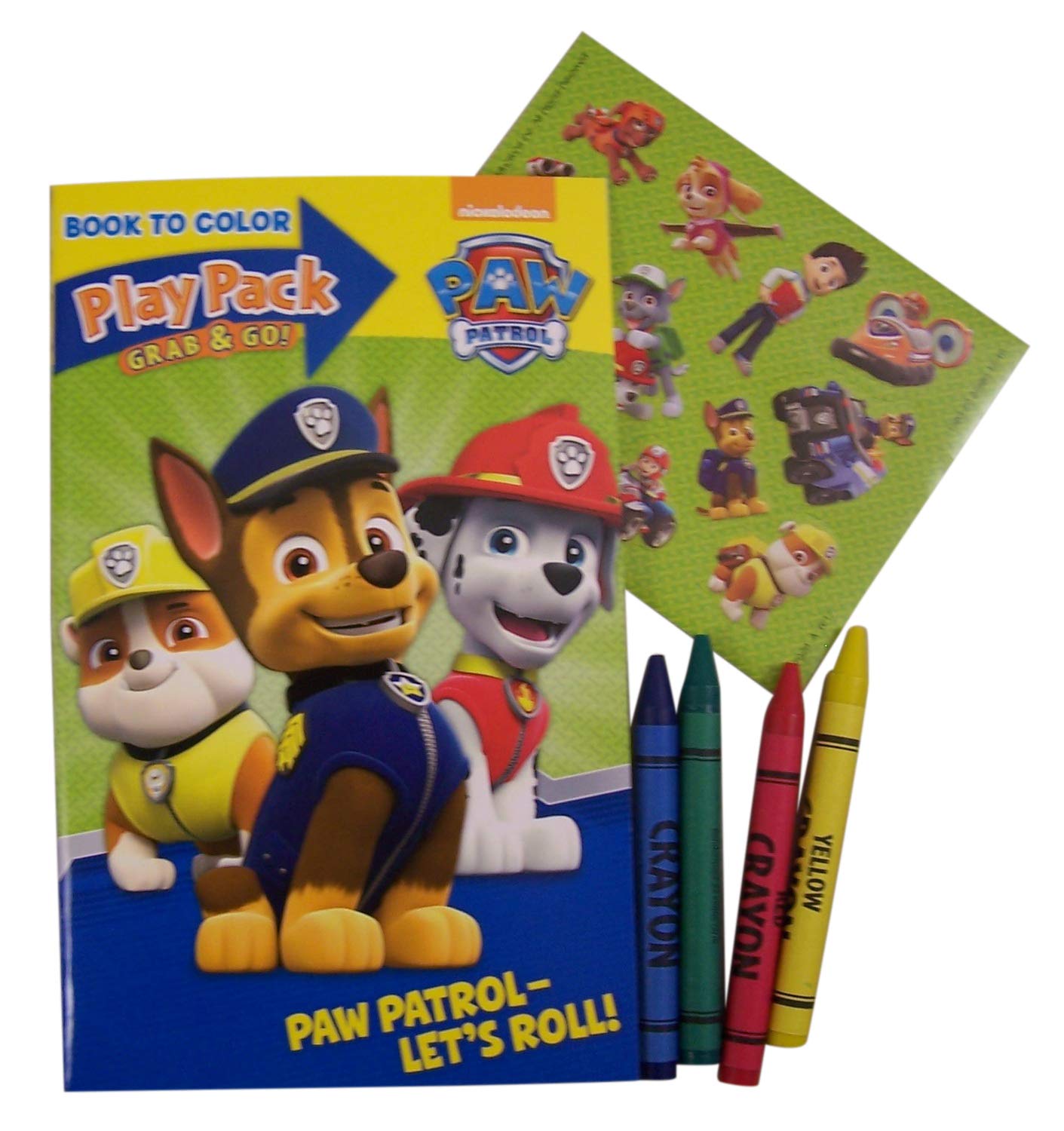 Bendon Nickelodeon Paw Patrol Grab and Go Play Packs – 12-Pack
