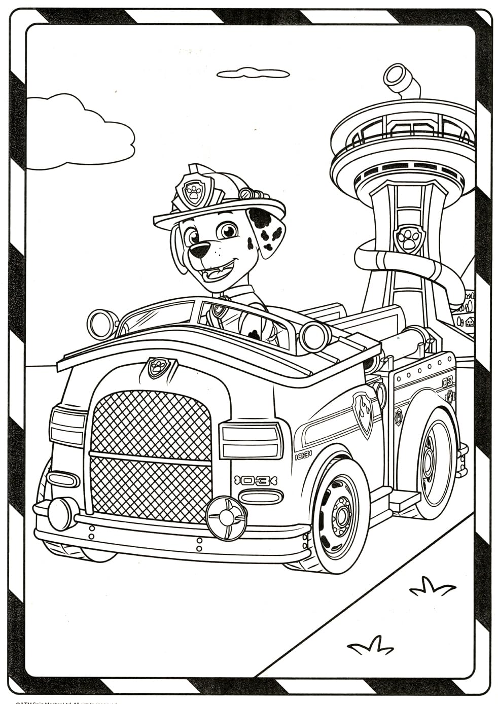 Bendon Paw Patrol Coloring Activity Book & Sticker Set – 300+ Stickers + Pop Fidget Toy