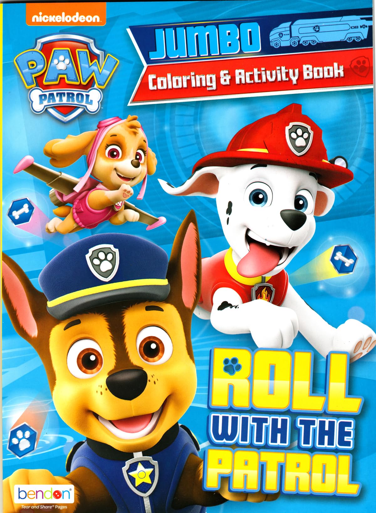 Bendon Paw Patrol Coloring Book & Sticker Activity Set for Kids – Imagine Ink, Play Pack & Stickers