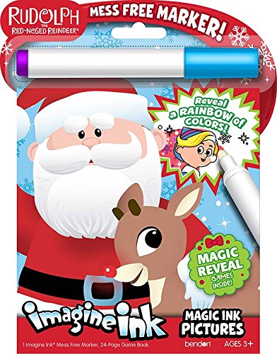 Bendon Rudolph The Red-Nosed Reindeer Imagine Ink Activity Book