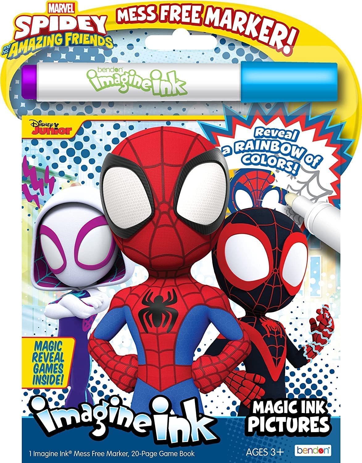 Bendon Spidey and His Amazing Friends Coloring & Activity Bundle | Imagine Ink, Stickers & More