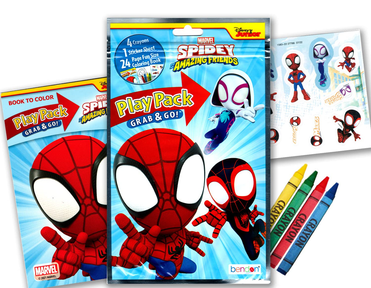 Bendon Spidey and His Amazing Friends Coloring & Activity Bundle | Imagine Ink, Stickers & More