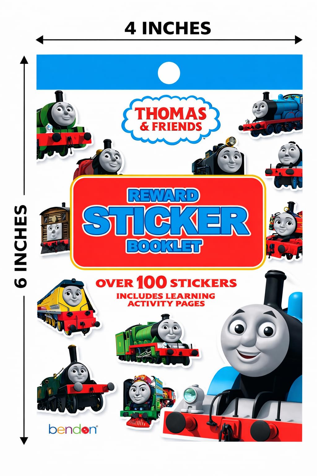 Bendon Thomas & Friends Reward Sticker Pad – 100+ Stickers & Activities
