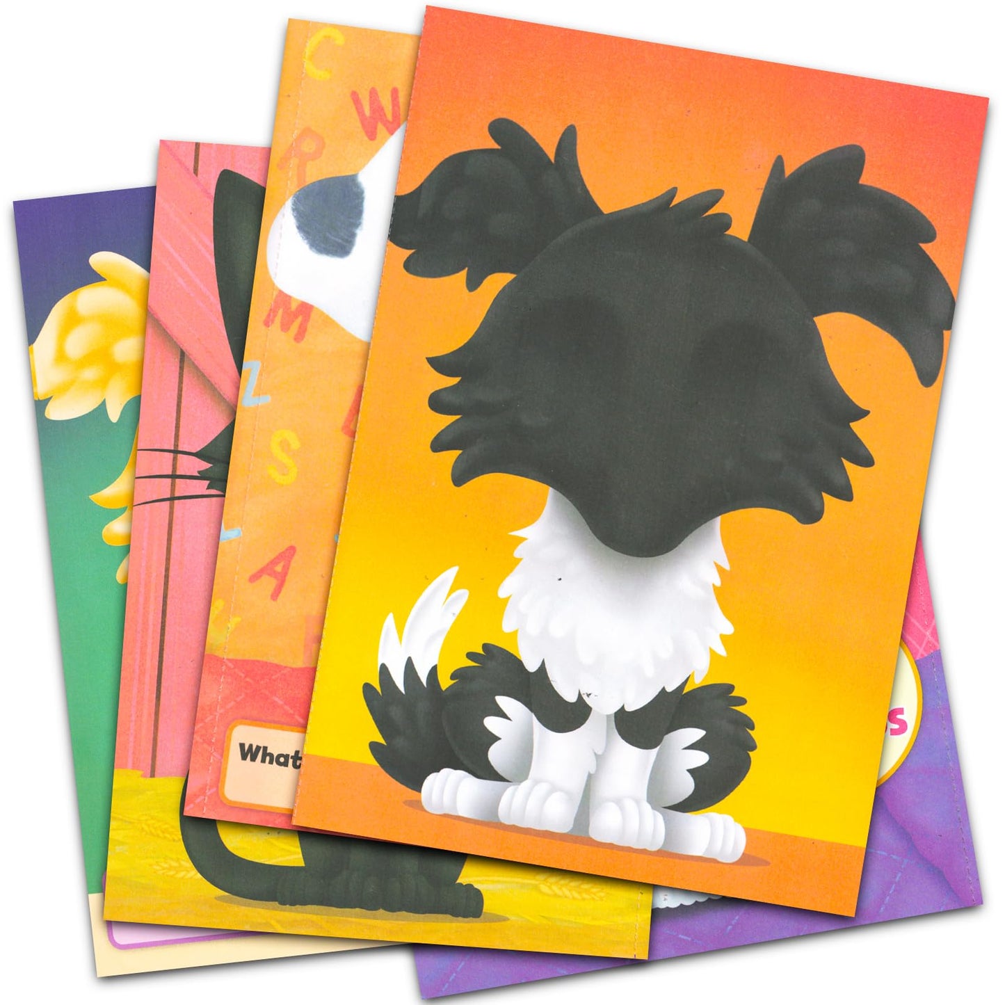 Create a Face Sticker Play Set – Bendon | Cats & Dogs Travel Activity Book & Door Hanger