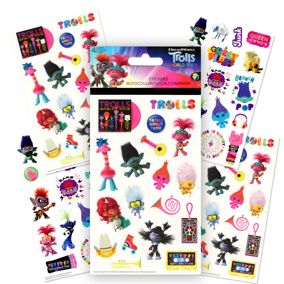 Bendon Trolls Coloring Activity Book & Sticker Set for Kids