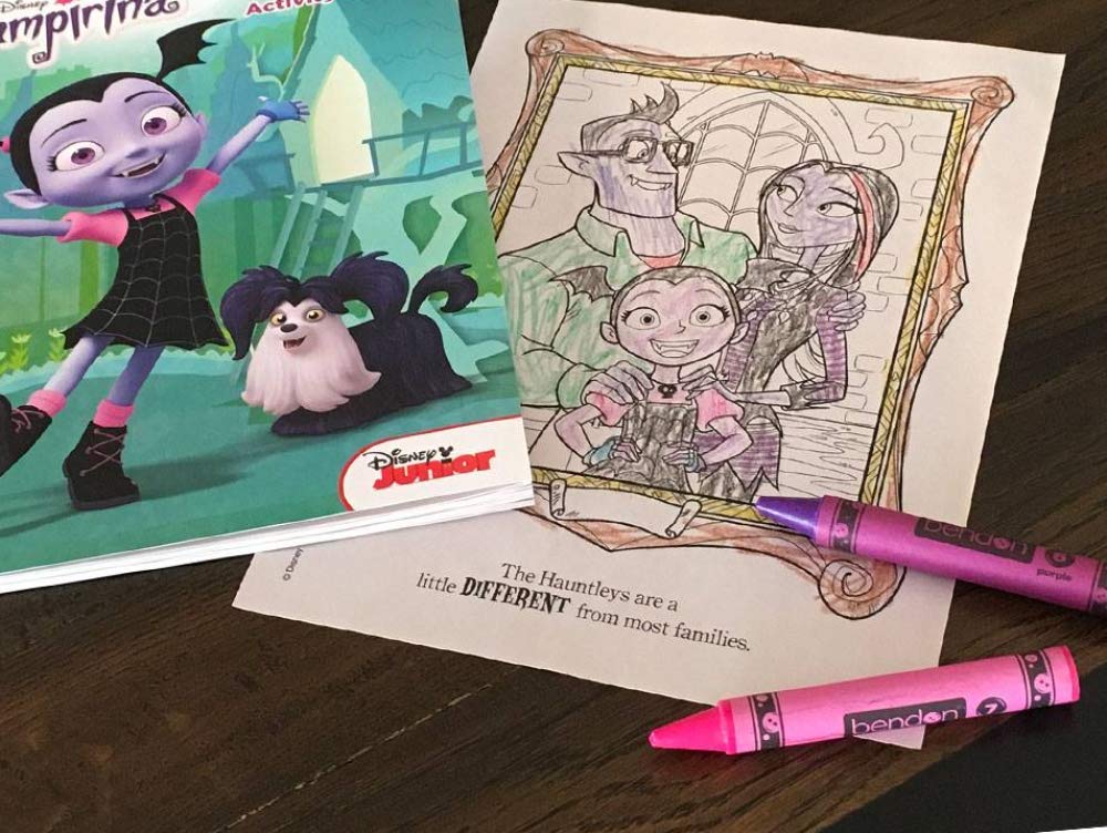Bendon Vampirina Jumbo Coloring Book – 64 Pages | Officially Licensed