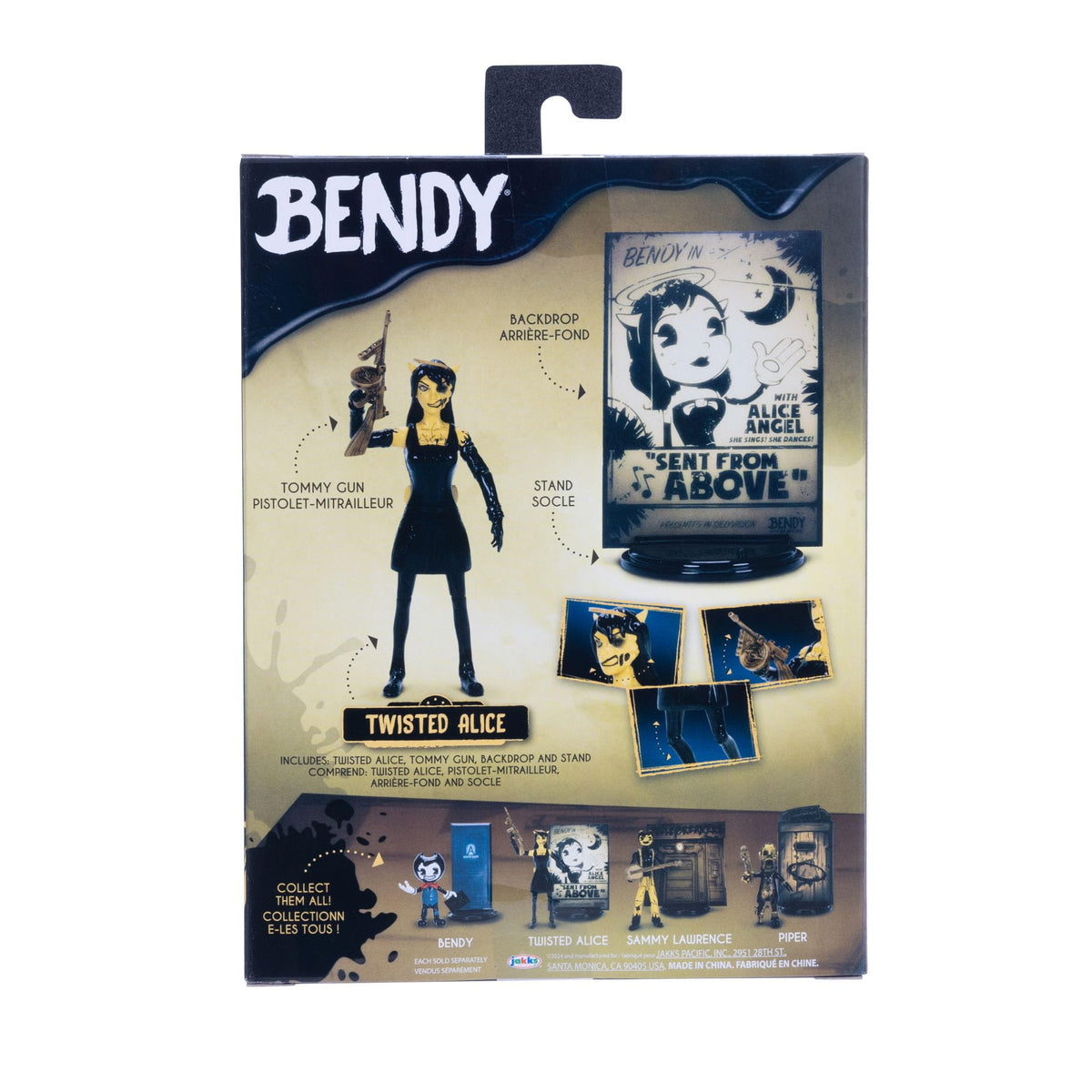 Bendy and the Ink Machine Twisted Alice with Tommy Gun 5-Inch Action Figure | Wave 2