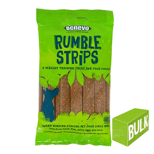 Benevo Vegetarian Rumble Strips 180g - Case of 14