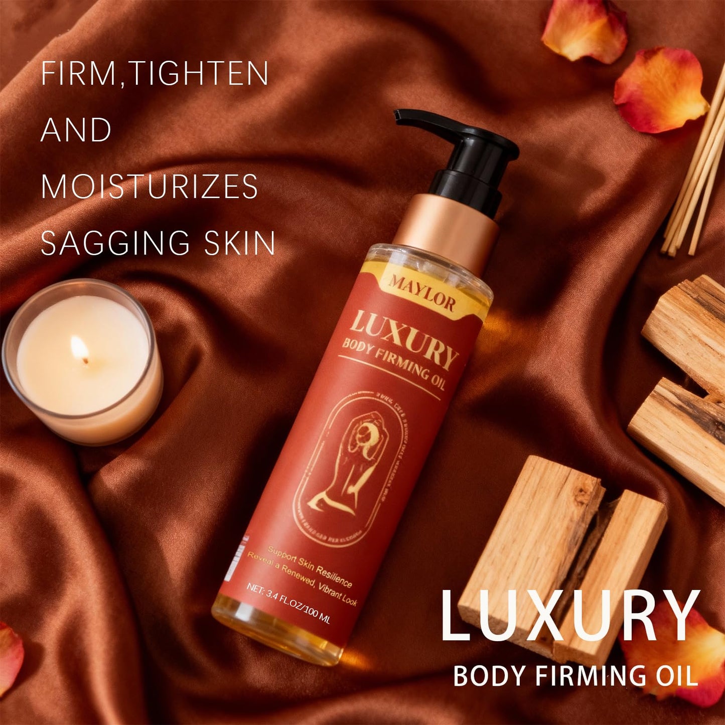 BENIX Body Firming Oil – Luxury Toning & Tightening for Crepey Skin | Hydration & Texture
