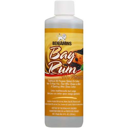 Benjamins Bay Rum with Pimento Refreshing Aftershave & Hair Tonic for Men 250ml / 8.45 oz