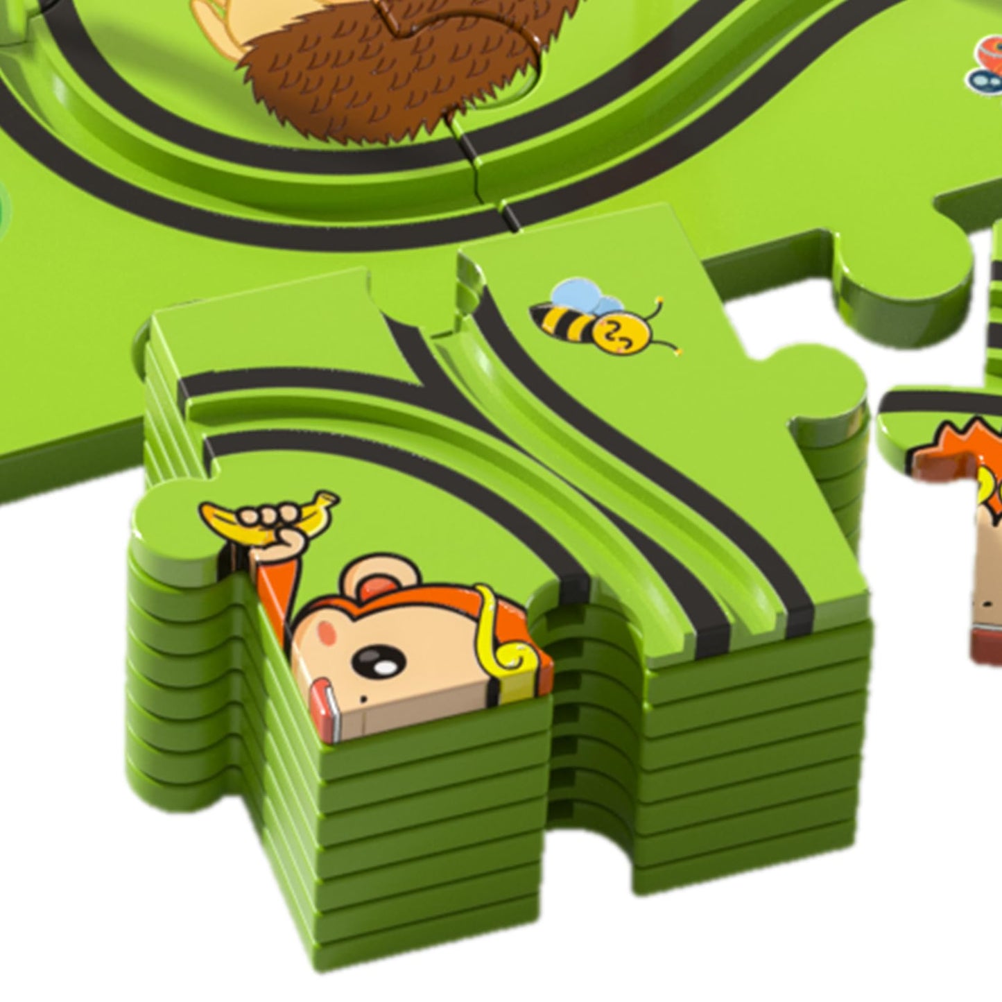 Bennol 39-Piece Puzzle Race Track Car Set | Toys for Kids Aged 3-6