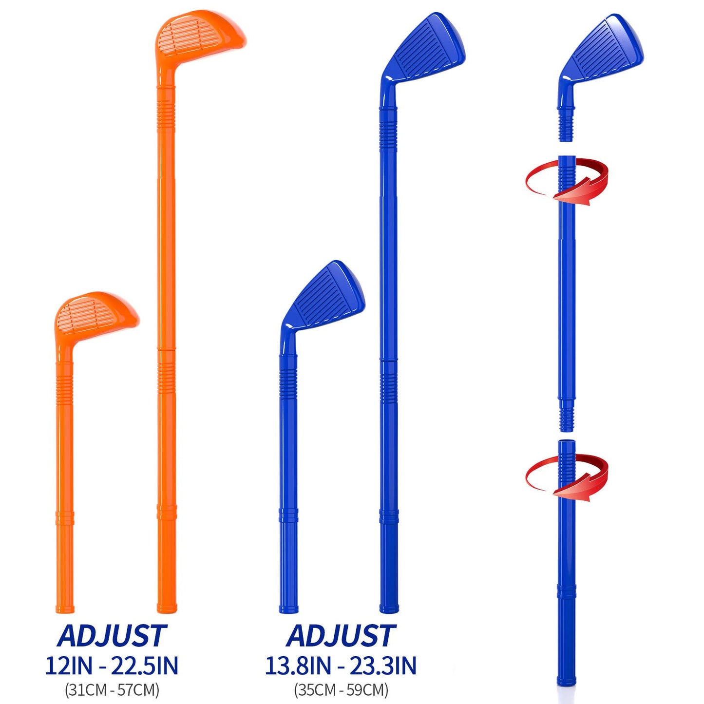 Bennol Upgraded Kids Toddler Golf Set – Indoor & Outdoor Golf Toys for 3–7 Year Olds