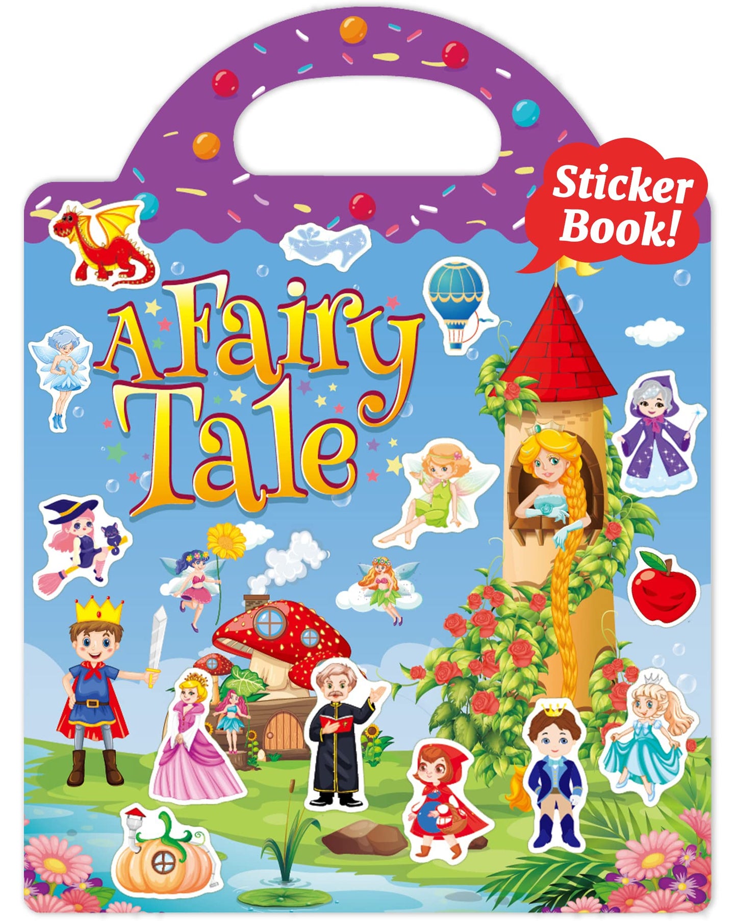 Benresive Reusable Fairy Sticker Book for Toddlers – Travel Fun & Screen-Free Craft