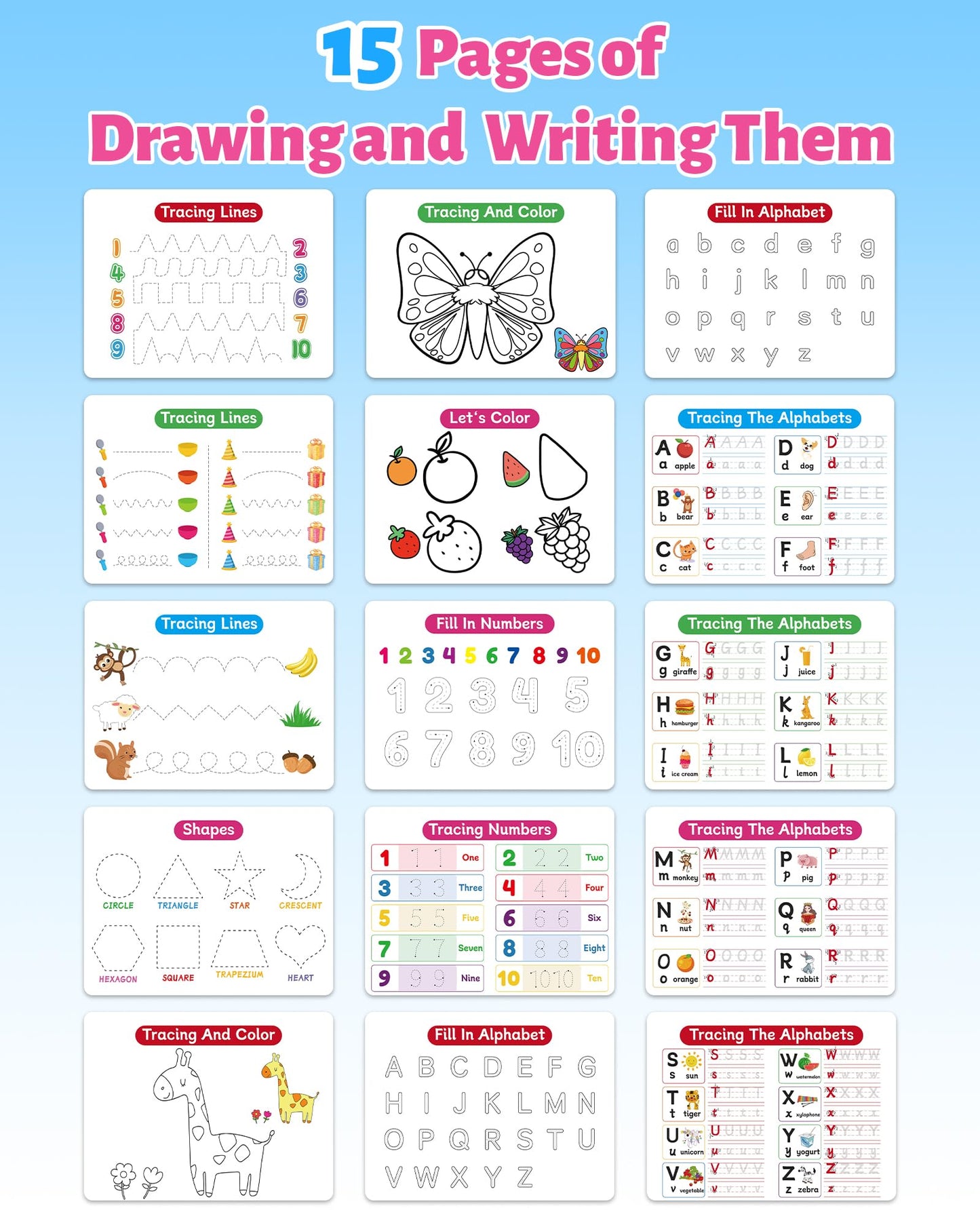 Benresive Montessori Busy Book for Toddlers 3-5 | Travel-friendly Preschool Activities & Creative Learning