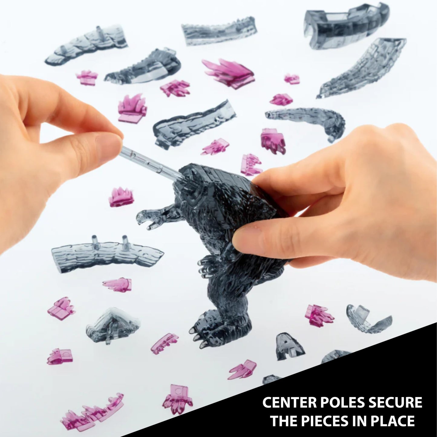 Bepuzzled Godzilla Ultra Deluxe 3D Crystal Puzzle – Original 3D Crystal Puzzles
