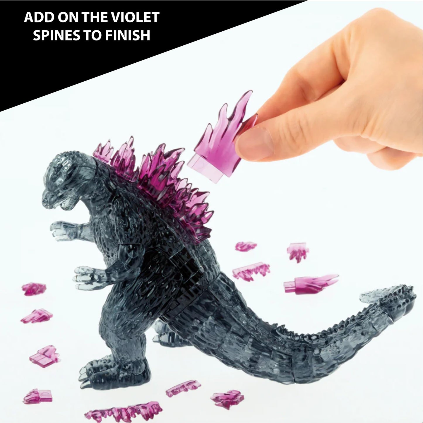 Bepuzzled Godzilla Ultra Deluxe 3D Crystal Puzzle – Original 3D Crystal Puzzles