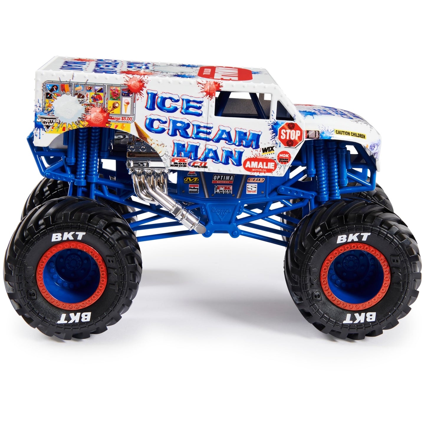 Beseloa Monster Jam Official Ice Cream Man Truck 1:24 Scale Die-Cast