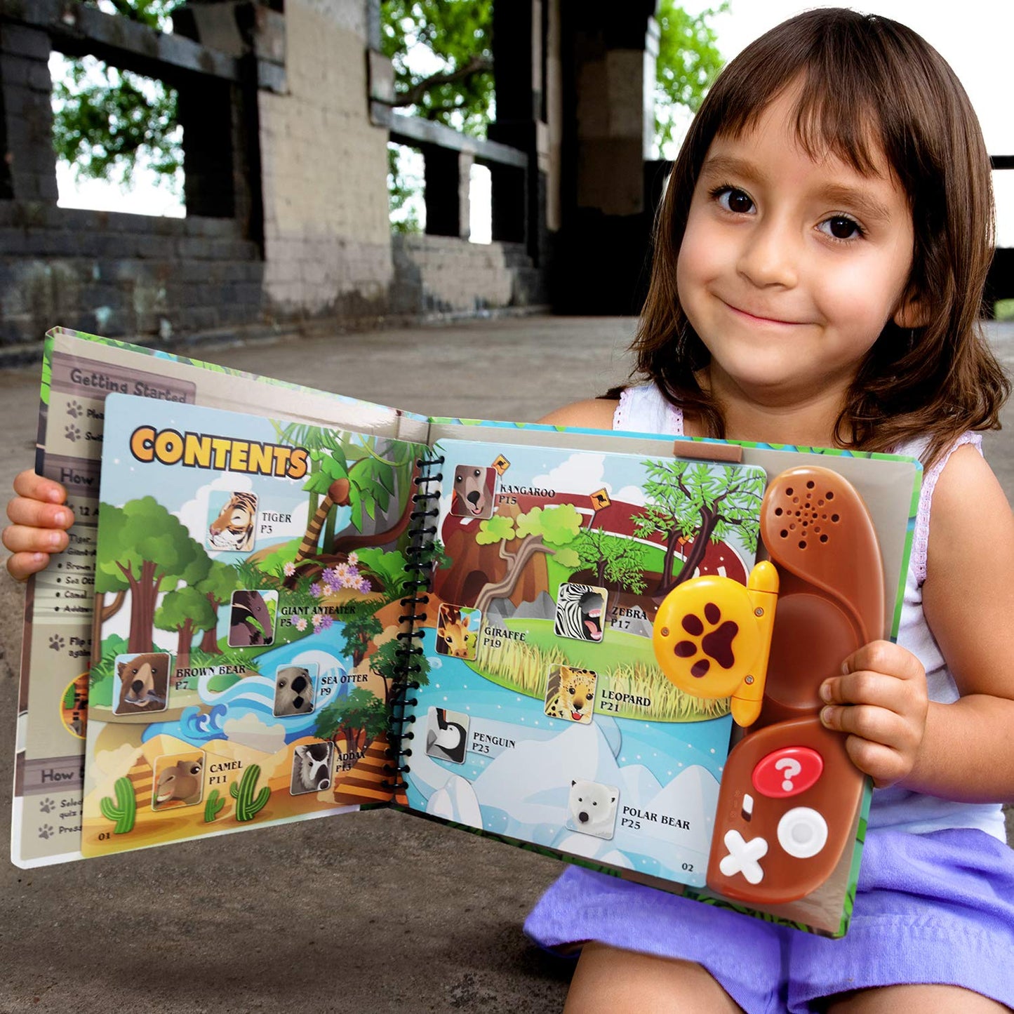 BEST LEARNING Book Reader Animal Kingdom – Educational Talking Toy for Kids Aged 3–8