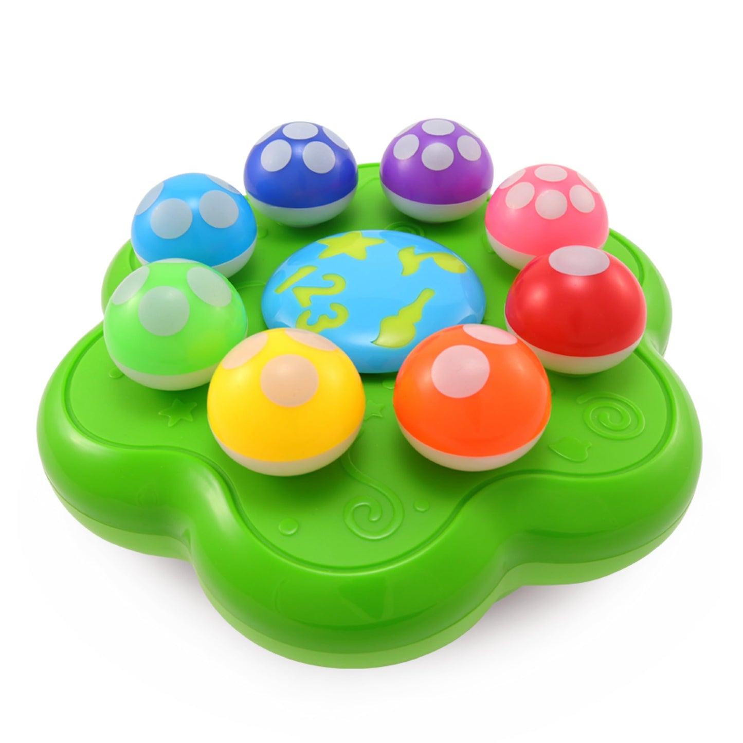 BEST LEARNING Mushroom Garden - Interactive Light-Up Toy for 1–3 Year Olds | Colors, Numbers & Music