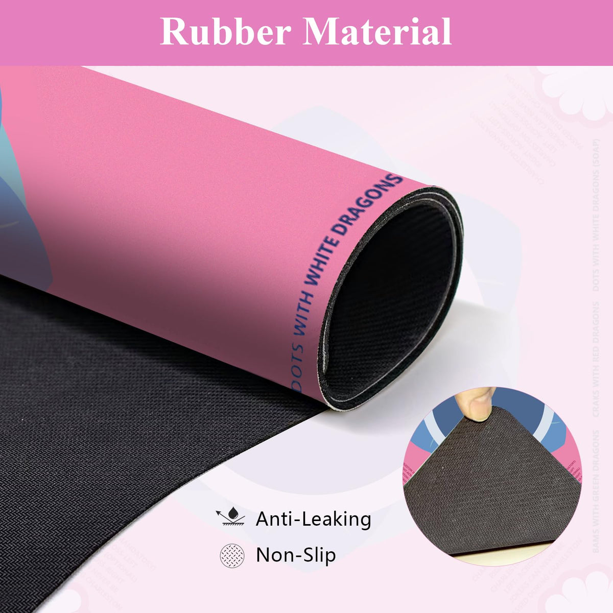 BestCool 2025 Neoprene Mahjong Mat with Rules | Odorless, PAH-Free, Anti-Slip & Noise-Reducing