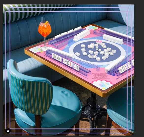 BestCool 2025 Neoprene Mahjong Mat with Rules – Odorless, PAH-Free, Anti-Slip