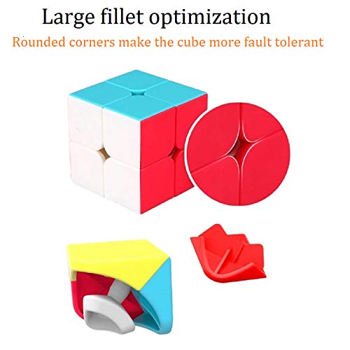 BestCube 2x2x2 Cube Qidi Version – Stickerless Speed Cube for All Skill Levels