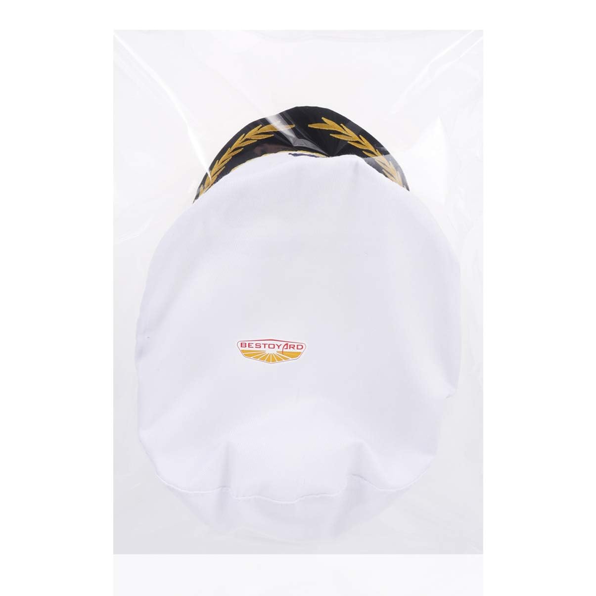 BESTOYARD Captain Yacht Hat – Adjustable Sailor Cap for Men, Women & Kids | White