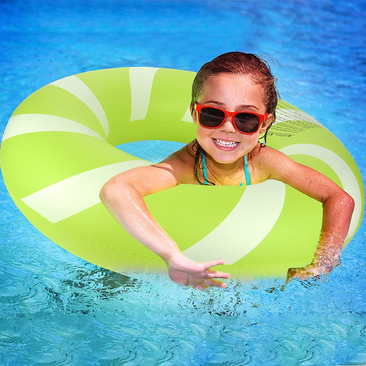 Bestrip Pool Floats – 3 Pack Adult Size Inflatable Rings for Pool, Beach & Lake