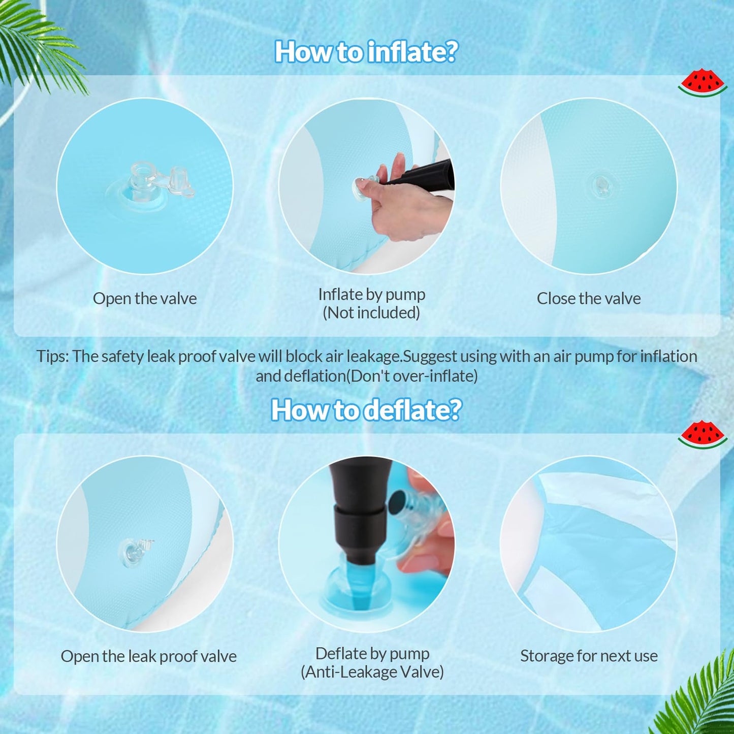 Bestrip Pool Float – Adult Size Inflatable Swimming Ring for Beach, Pool & Lake (Blue) | 1pc