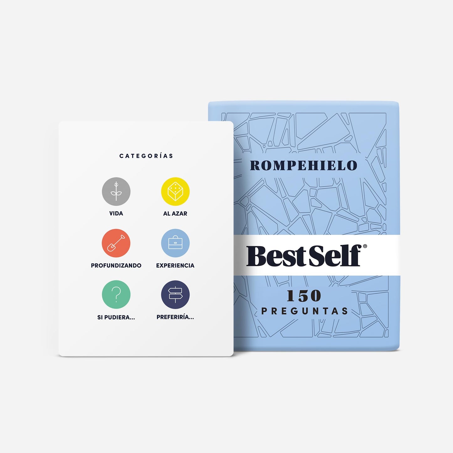 BestSelf Icebreaker Cards — 150 Prompt Conversation Cards for Real Conversations (Spanish Edition) | BestSelf Co.
