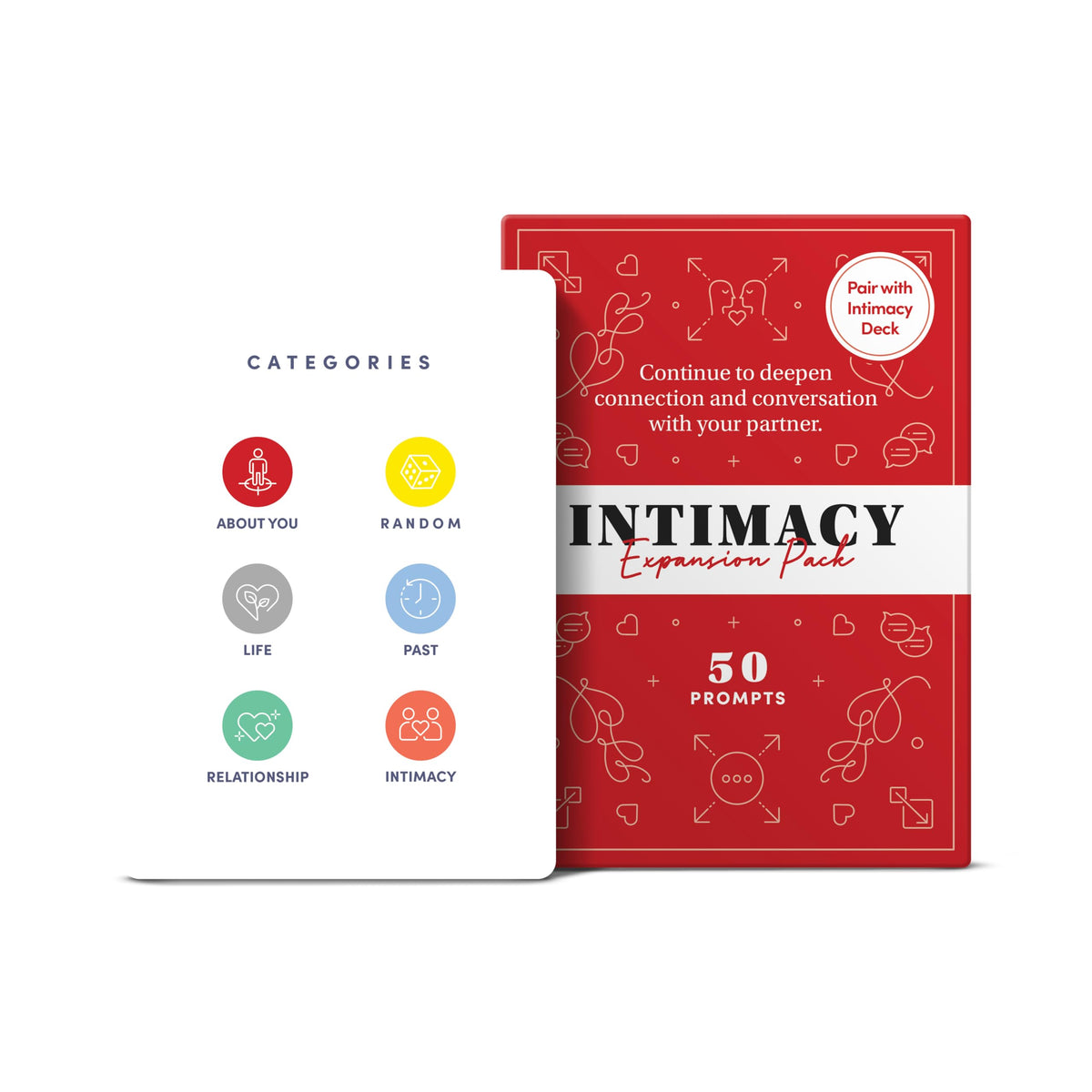 BestSelf Intimacy Deck Expansion Pack — 50 Conversation Starters for Couples