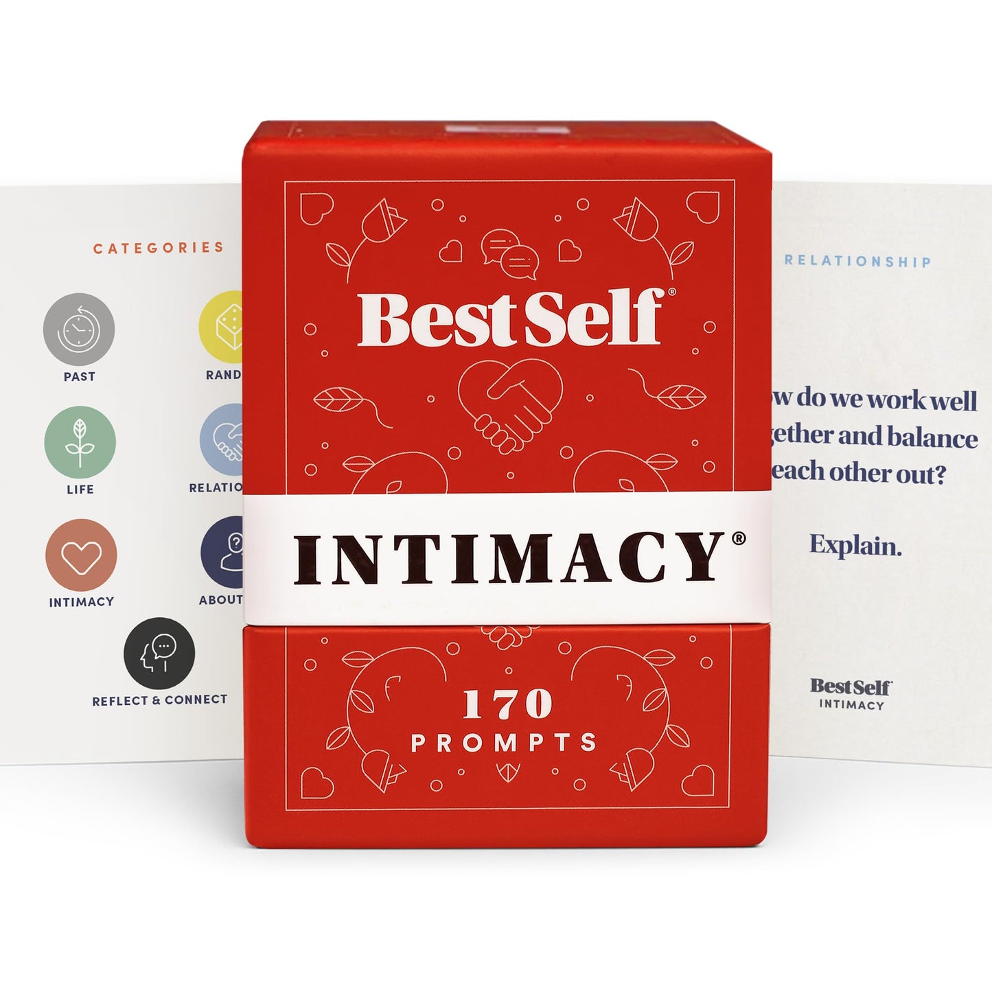 BestSelf Co. – BestSelf Intimacy Deck: 170 Conversation Cards for Couples, Deeper Connection & Pillow Talk