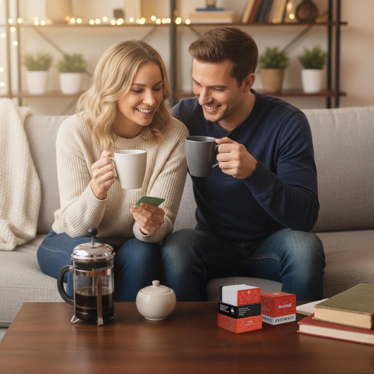 BestSelf Co. – BestSelf Intimacy Deck: 170 Conversation Cards for Couples, Deeper Connection & Pillow Talk