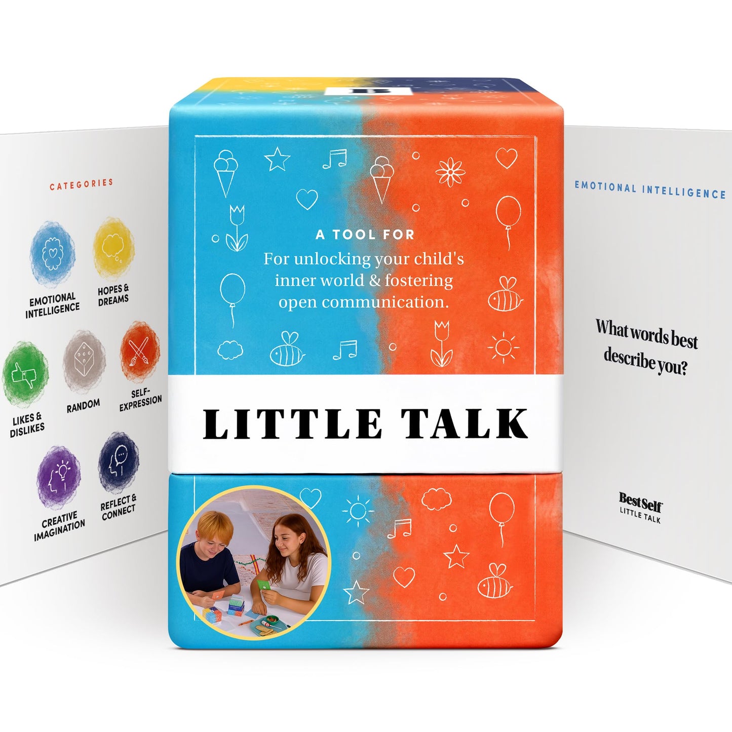 Little Talk Conversation Cards for Kids – 170 Prompts | BestSelf Co.