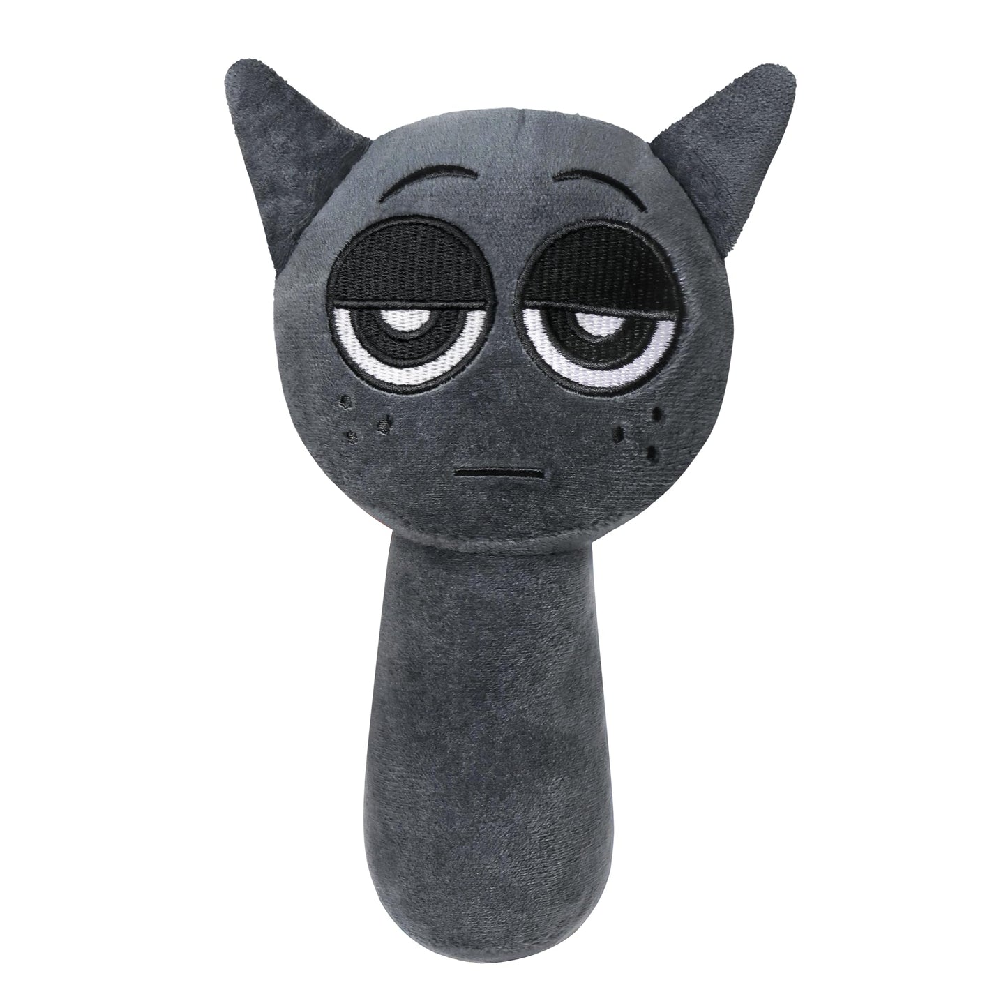BESTVIVE Plush Figure Gray — Soft Horror-Game Plushies, 12-Inch Pillow for Kids & Fans