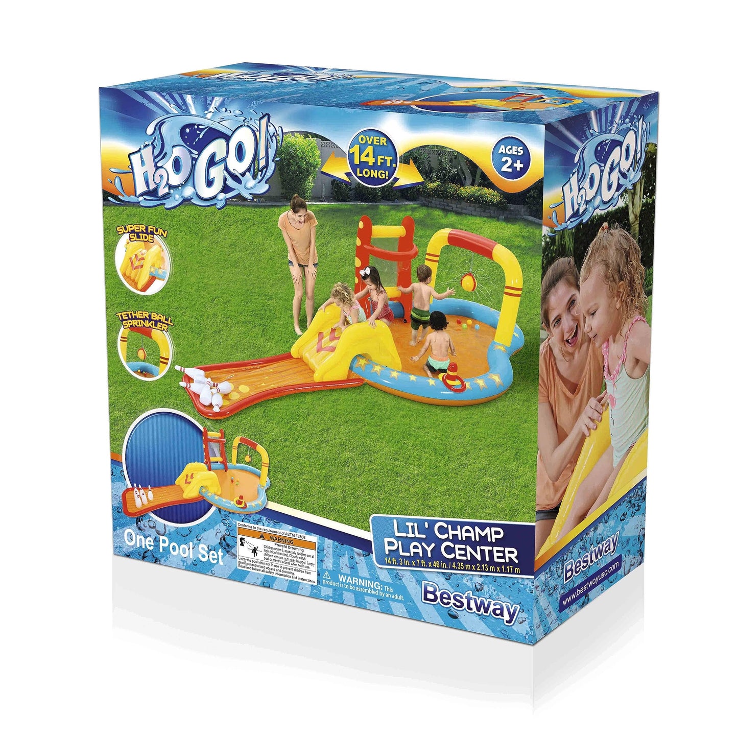 Bestway Lil Champ Inflatable Play Center – Outdoor Water Fun for Kids
