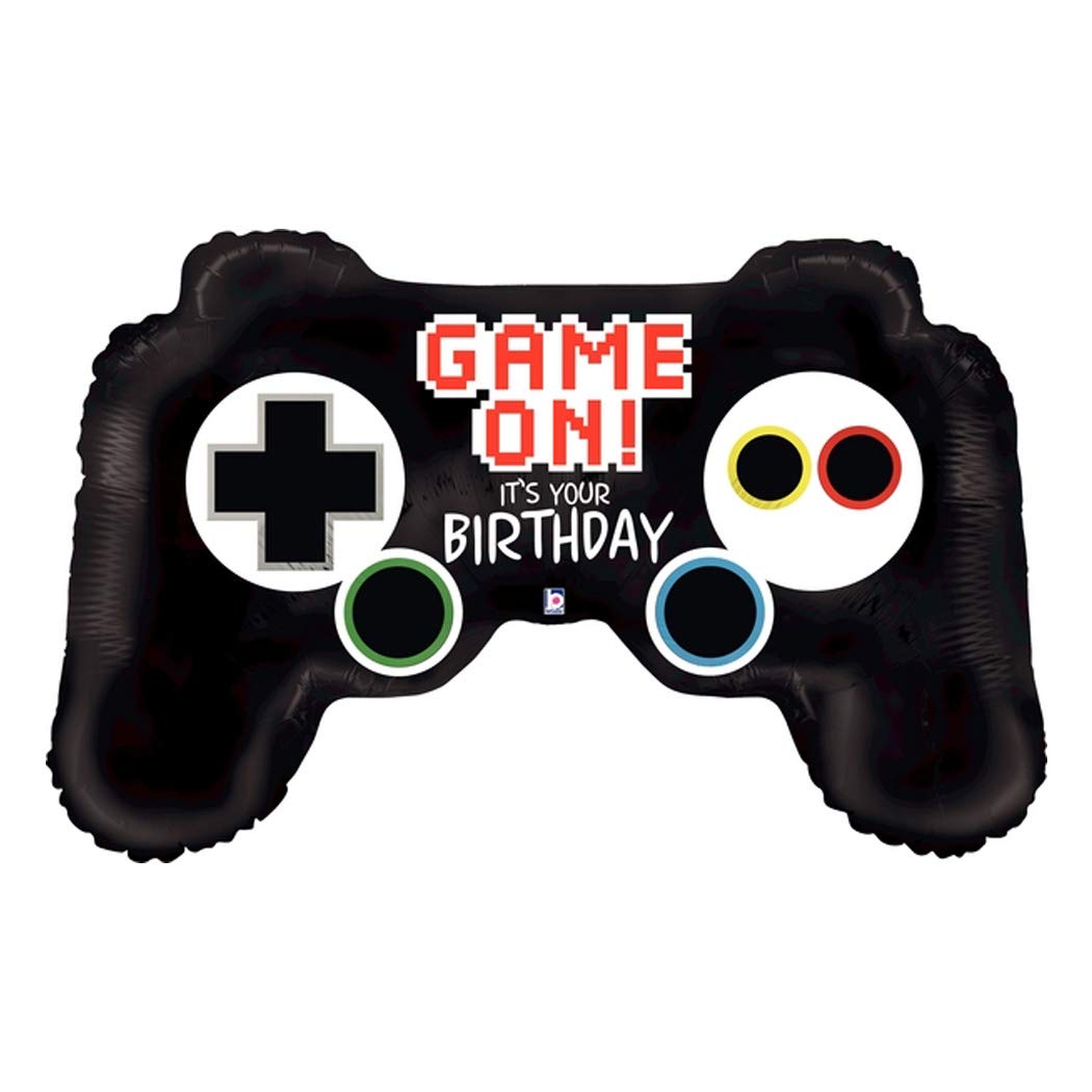 Betallic 36-Inch Video Game Controller Mylar Balloon | Giant Party Decor