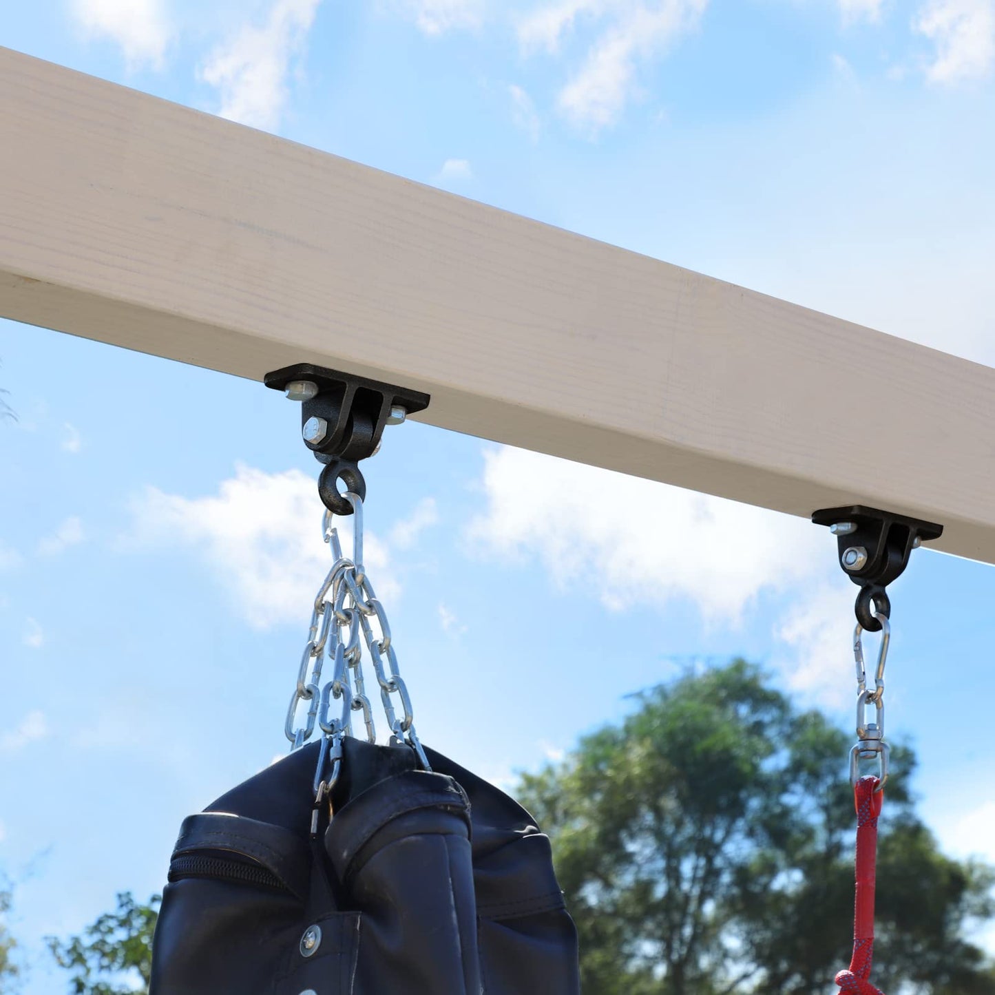BETOOLL 2400 lb Capacity Heavy-Duty Swing Hangers for Wooden Sets – Indoor & Outdoor (2-Pack)