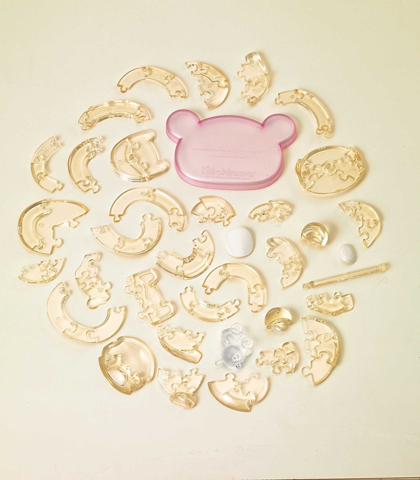 Beverly Crystal 3D Jigsaw Puzzle - Korilakkuma (37 Pieces) | Official Beverly Gift & Collectible