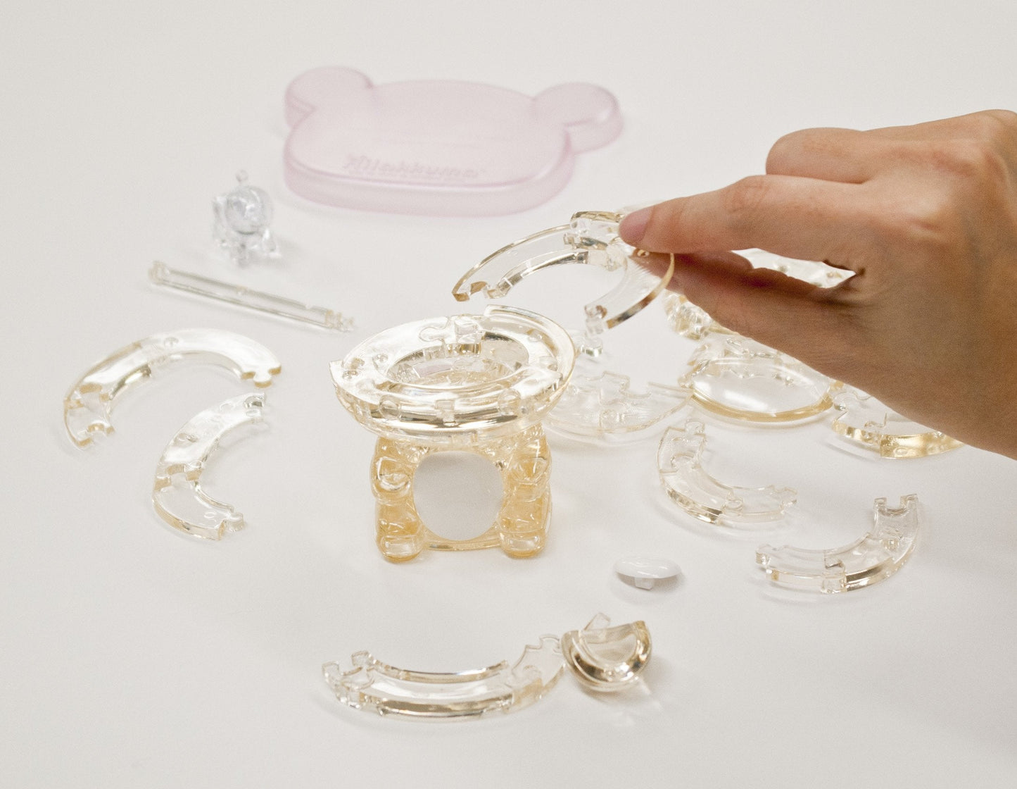 Beverly Crystal 3D Jigsaw Puzzle - Korilakkuma (37 Pieces) | Official Beverly Gift & Collectible