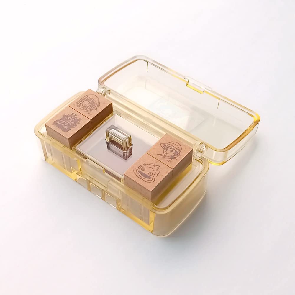 Beverly Ghibli Howl's Moving Castle Stamp Mini SGM-018 – Portable 12.5mm Rubber Stamp Set