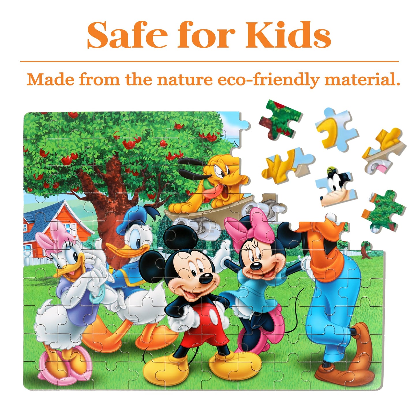 bexido 100-Piece Kids Jigsaw Puzzle in Metal Box | Educational Toy for Ages 4-8