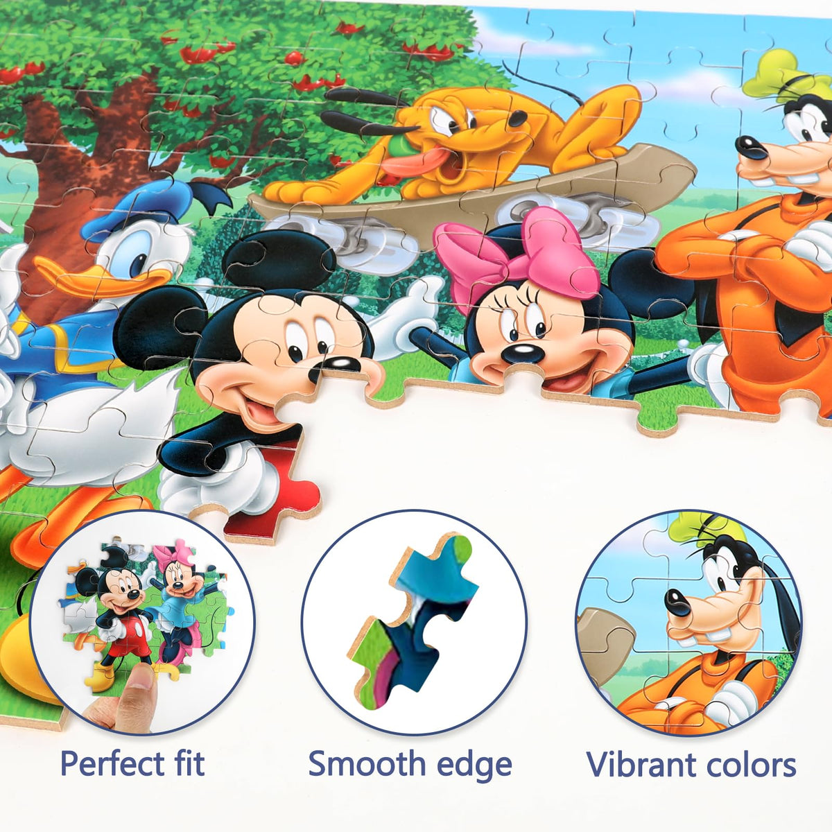 bexido 100-Piece Kids Jigsaw Puzzle in Metal Box | Educational Toy for Ages 4-8