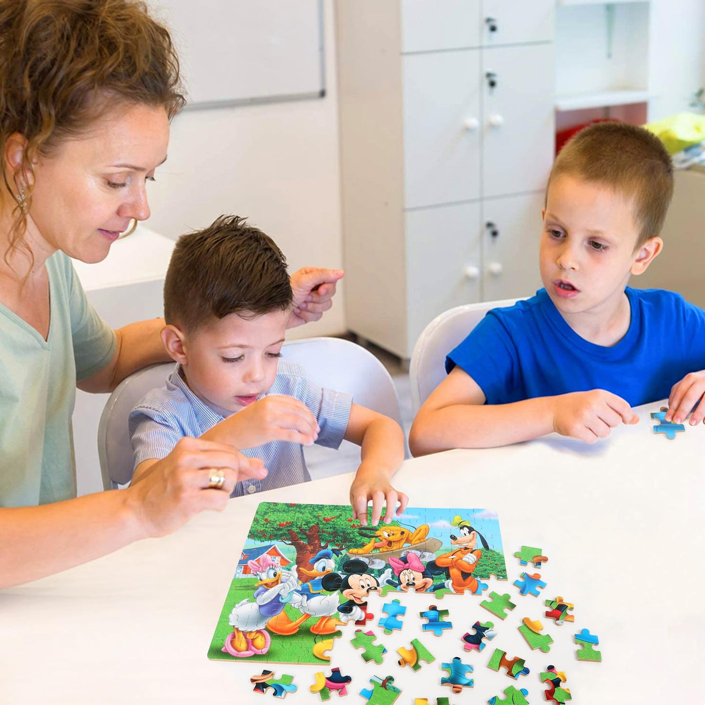 bexido 100-Piece Kids Jigsaw Puzzle in Metal Box | Educational Toy for Ages 4-8