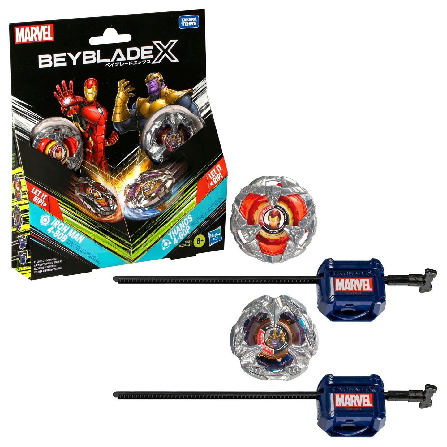 Beyblade BBX Thanos Iron Man – Collectible Battle Beyblade Set