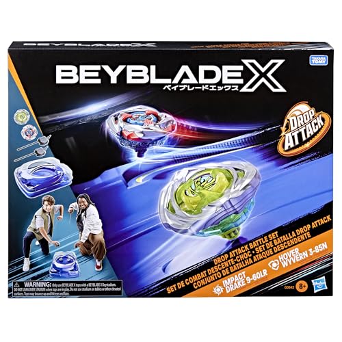 Beyblade BEY BBX Seward – Drop Attack Battle Set with X-Celerator Gear