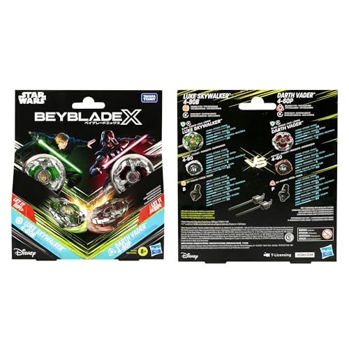 Beyblade BBX Luke Skywalker & Darth Vader Tops | Beyblade X Battle Set