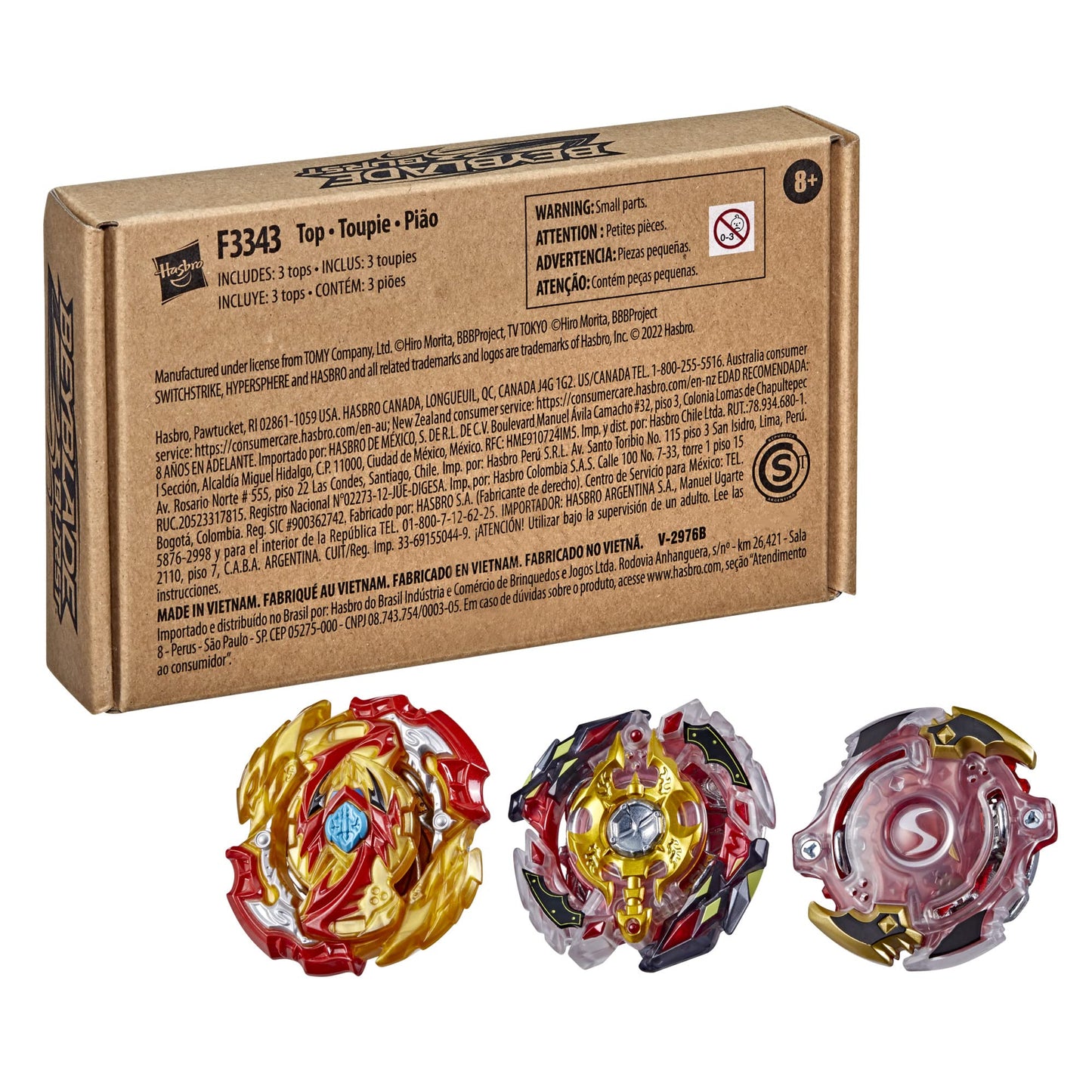 Beyblade Burst Evolution Trio Spryzen 3-Pack: Legend S3, Lord S5, Spryzen S2